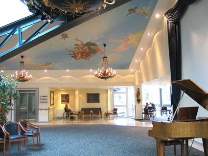 wandgestaltung decke wandmalerei