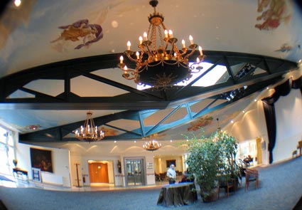 wandgestaltung decke wandmalerei