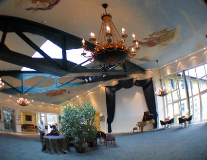 wandgestaltung decke wandmalerei