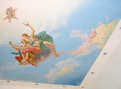 w1 Wandmalerei Wandgemälde Fassadengestaltung Pastellgemälde